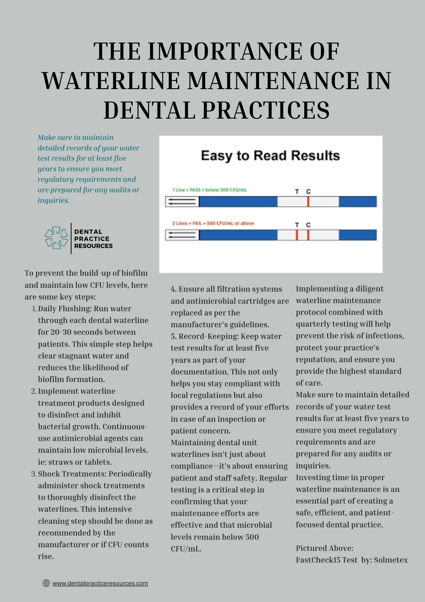 The Importance of Waterline Maintenance in Dental Practices Page 2