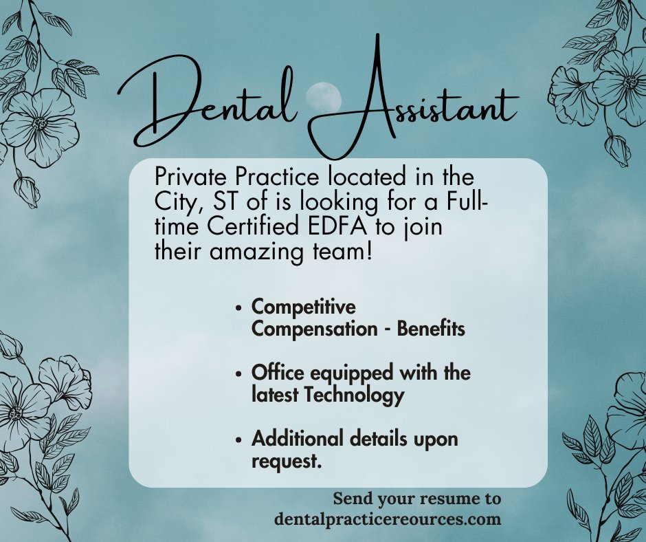 CUSTOM JOB POSTING - Dental Practice Resources