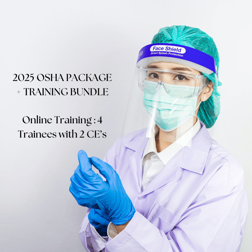2025 OSHA PACKAGE + CE TRAINING BUNDLE - Dental Practice Resources