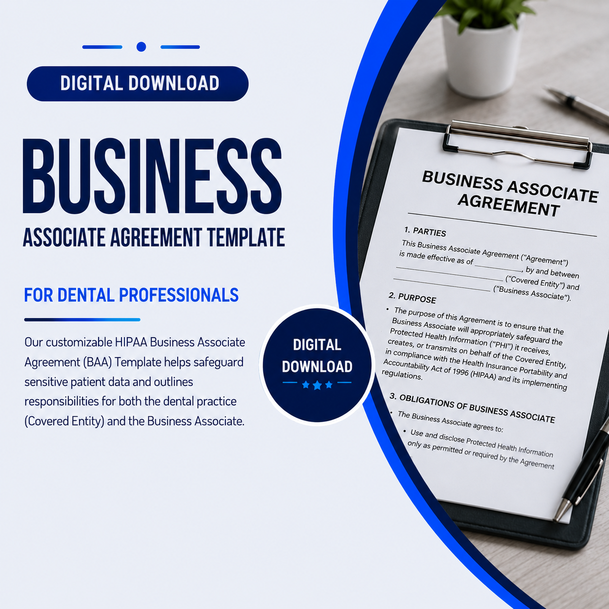 BUSINESS ASSOCIATE AGREEMENT (BAA) TEMPLATE