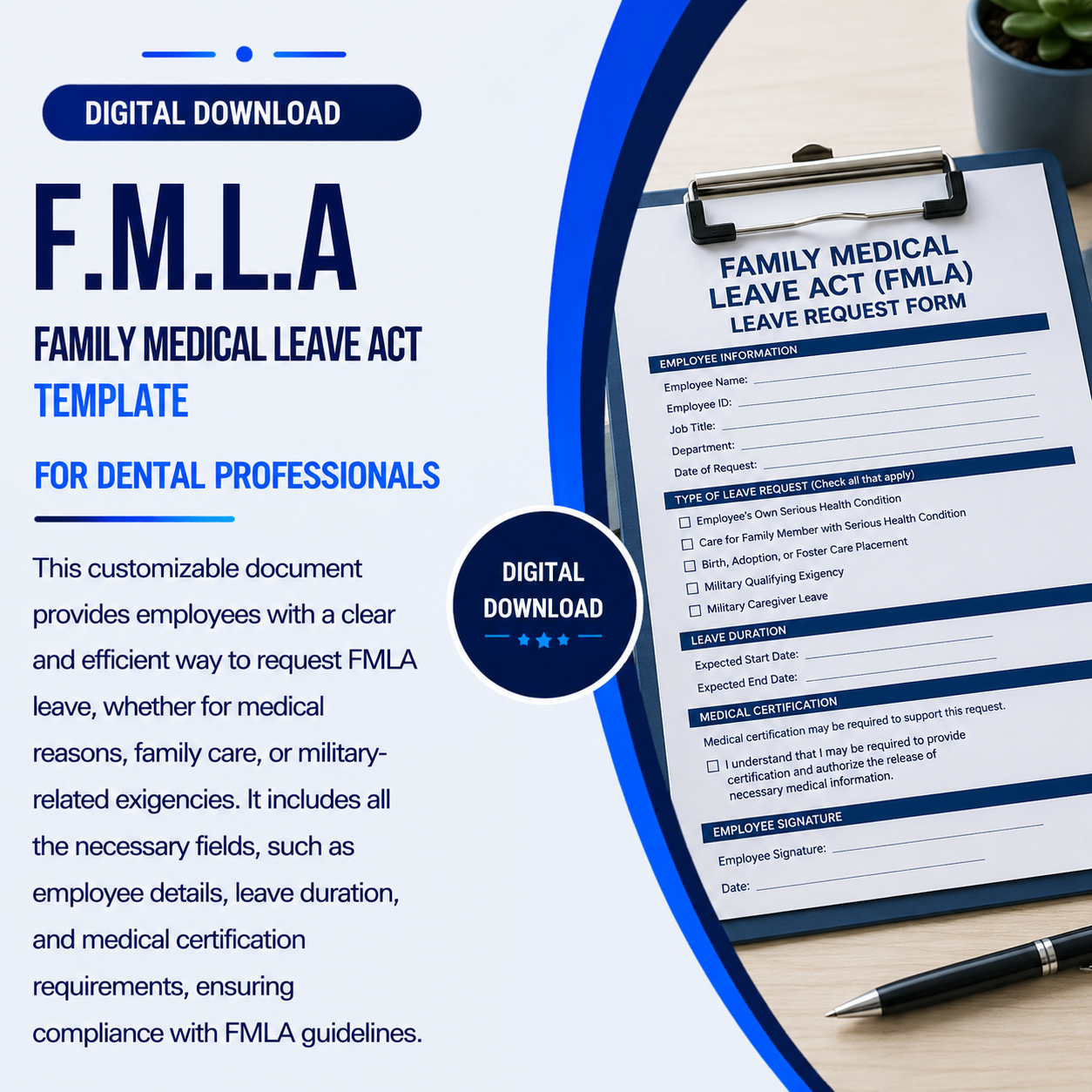 FAMILY MEDICAL LEAVE ACT (FMLA) REQUEST FORM