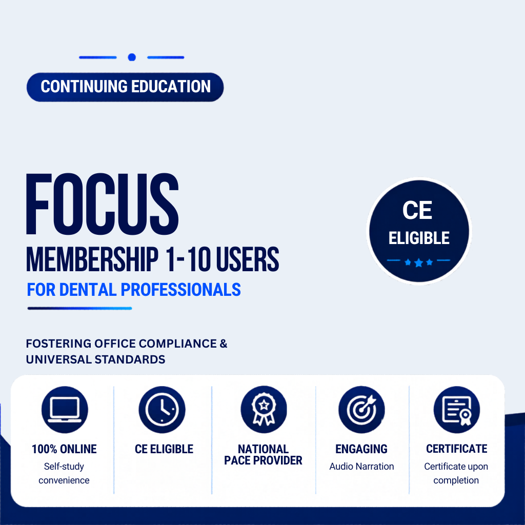 FOCUS MEMBERSHIP  PRACTICE SOLUTION (1-10 USERS)