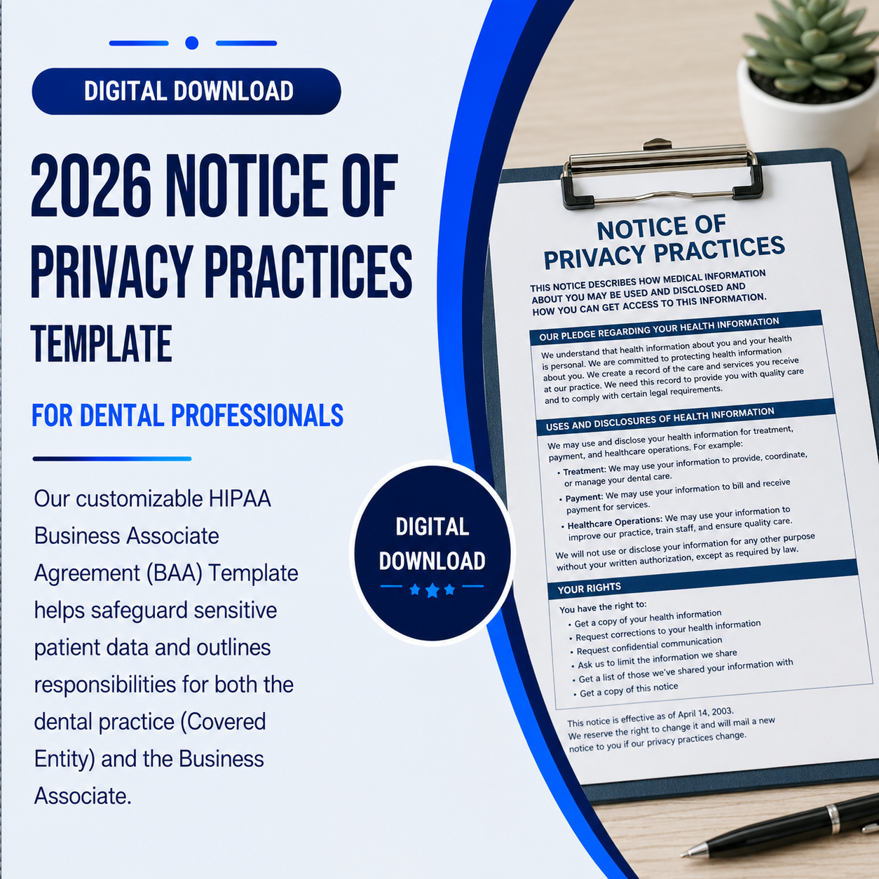 2026 NOTICE OF PRIVACY POLICY (NPP) HIPAA